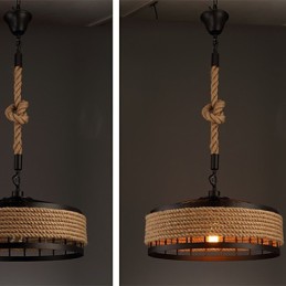 2 Light Country Designers Outros Lustre de Metal Pendente Luz