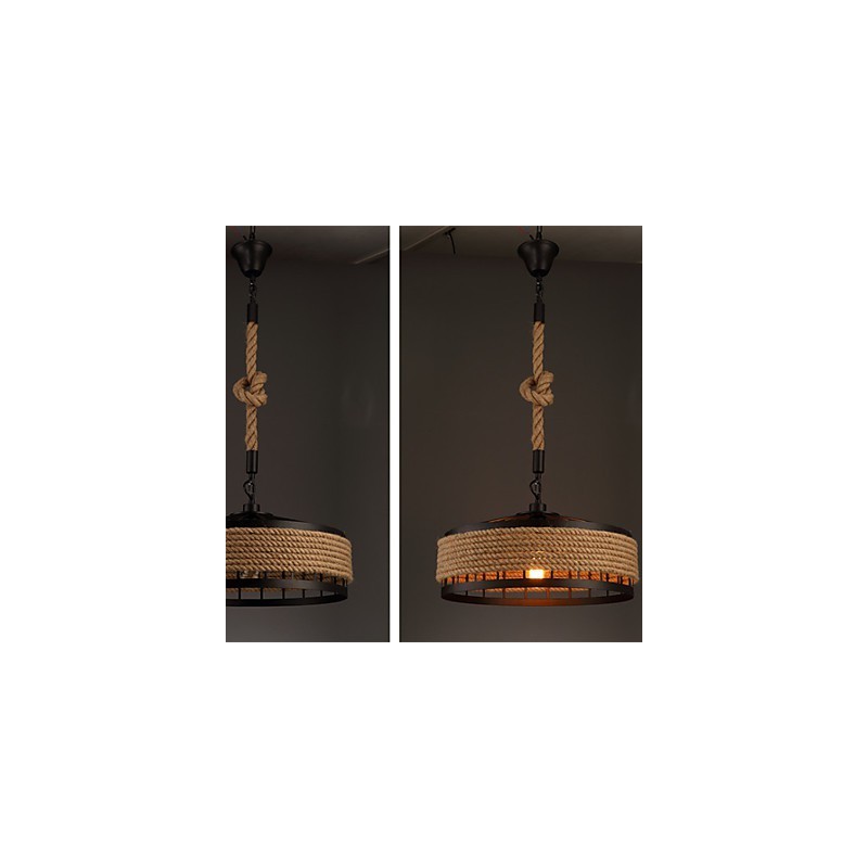 2 Light Country Designers Outros Lustre de Metal Pendente Luz