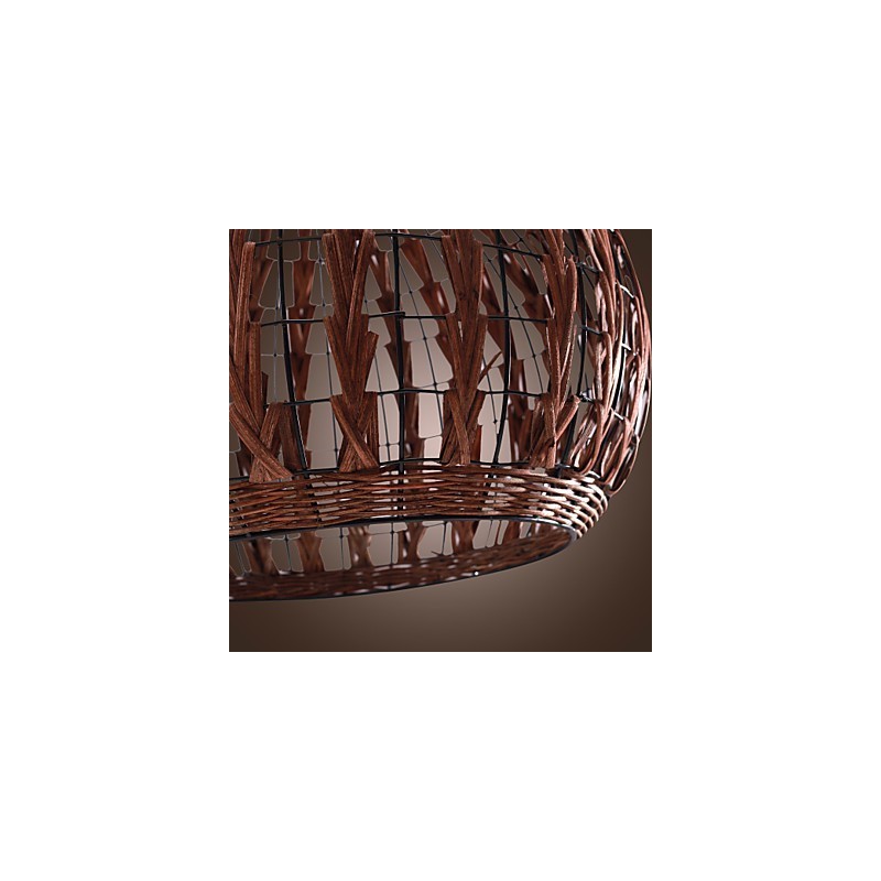 Luminária pendente estilo lanterna country mini com pintura