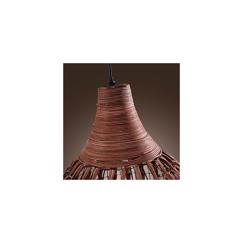Luminária pendente estilo lanterna country mini com pintura