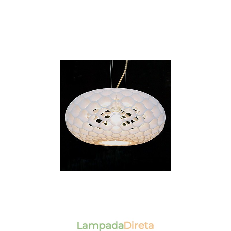 Luminária pendente cromada estilo mini lanterna clássica tradicional