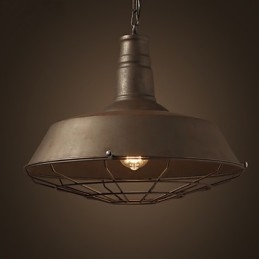 Norte da Europa Americano Retro ferro Lustre Minimalista ferro forjado