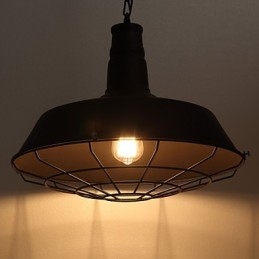 Norte da Europa Americano Retro ferro Lustre Minimalista ferro forjado