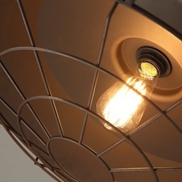 Norte da Europa Americano Retro ferro Lustre Minimalista ferro forjado