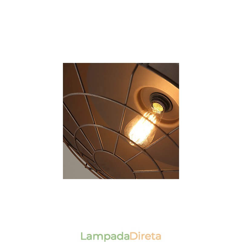 Norte da Europa Americano Retro ferro Lustre Minimalista ferro forjado