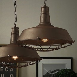 Norte da Europa Americano Retro ferro Lustre Minimalista ferro forjado