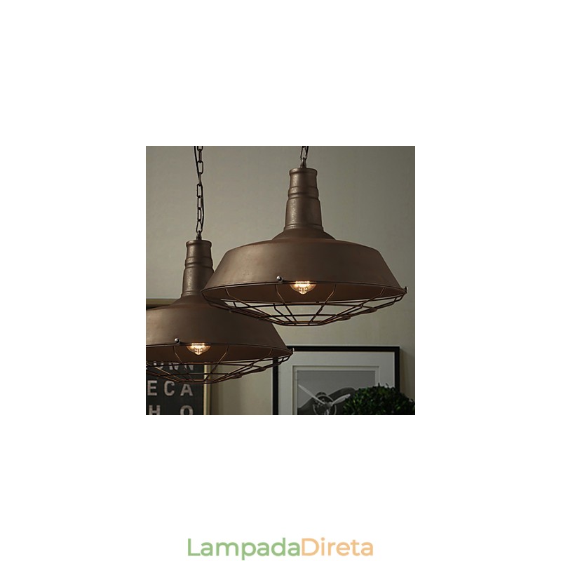 Norte da Europa Americano Retro ferro Lustre Minimalista ferro forjado