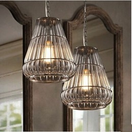 Luminária pendente de vidro estilo americano Industrial Wind Café