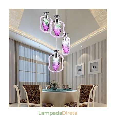 Luminárias pendentes modernas contemporâneas de metal Luminárias pendentes modernas contemporâneas de metal