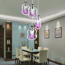 Luminárias pendentes modernas contemporâneas de metal