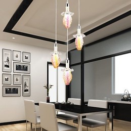 Luminárias pendentes modernas contemporâneas de metal