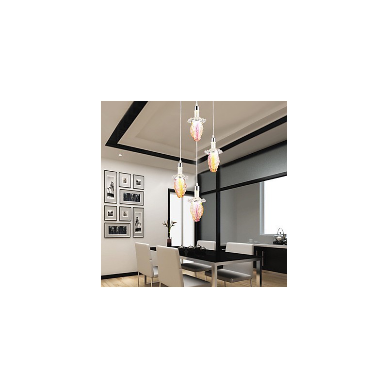 Luminárias pendentes modernas contemporâneas de metal