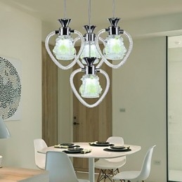 Luminárias pendentes modernas contemporâneas de metal