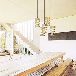 Luminárias pendentes 1 luz moderna simples artística