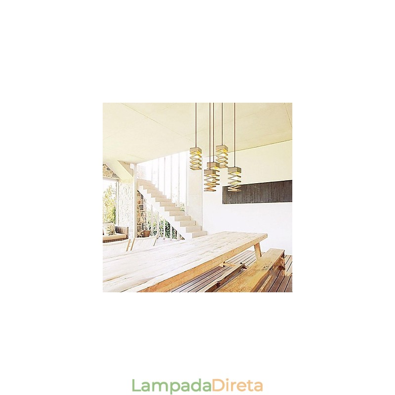 Luminárias pendentes 1 luz moderna simples artística