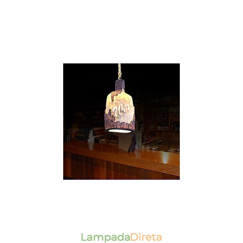 Lustre pequeno de cabeça única Café American Country Internet Café