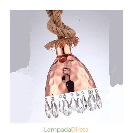 Lustre American Country Lustre Corda Criativo Lustre American Country Lustre Corda Criativo