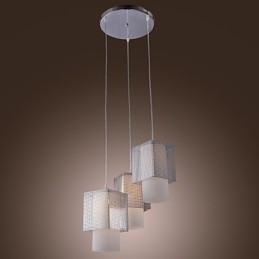 Luminária pendente galvanizada estilo mini contemporâneo moderno