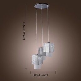 Luminária pendente galvanizada estilo mini contemporâneo moderno