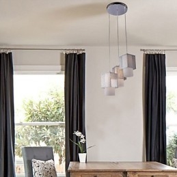 Luminária pendente galvanizada estilo mini contemporâneo moderno