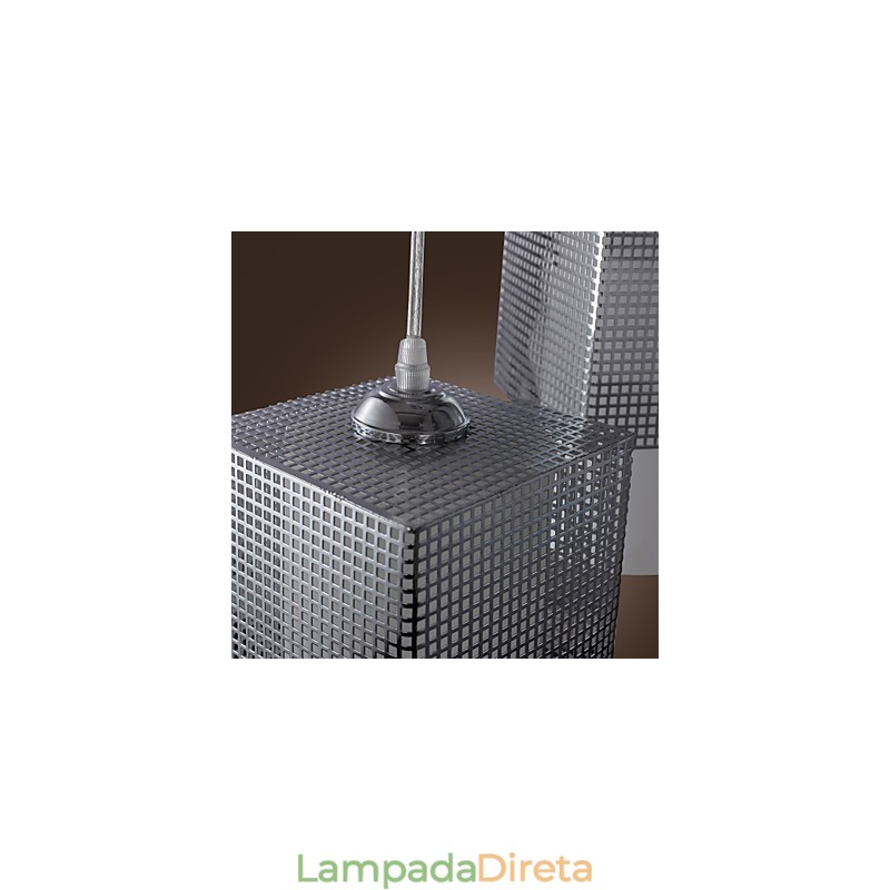 Luminária pendente galvanizada estilo mini contemporâneo moderno
