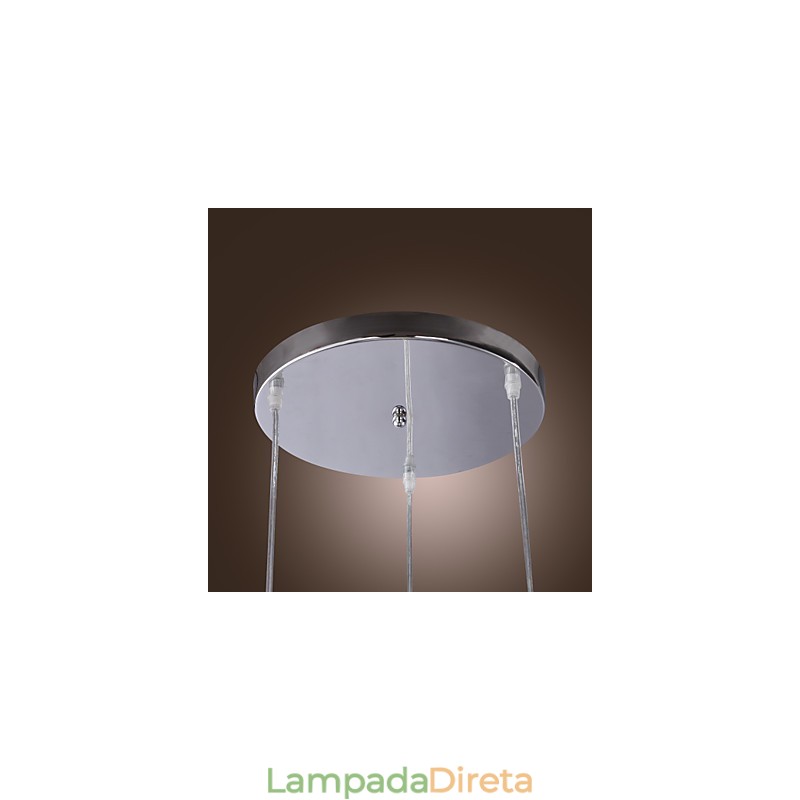 Luminária pendente galvanizada estilo mini contemporâneo moderno