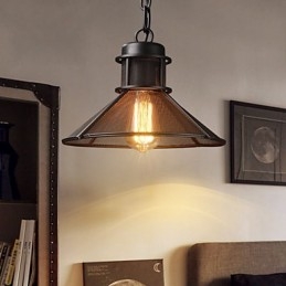 Luminárias pendentes estilo mini retrô garagem metal