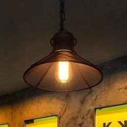 Luminárias pendentes estilo mini retrô garagem metal