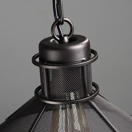 Luminárias pendentes estilo mini retrô garagem metal