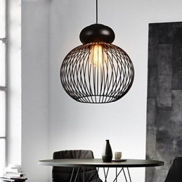 Luminárias pendentes estilo mini retrô garagem metal