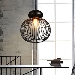 Luminárias pendentes estilo mini retrô garagem metal