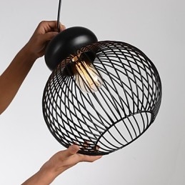 Luminárias pendentes estilo mini retrô garagem metal