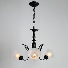 Lustre de metal com pintura clássica tradicional