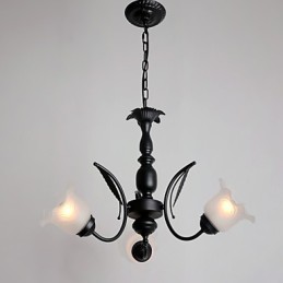 Lustre de metal com pintura clássica tradicional