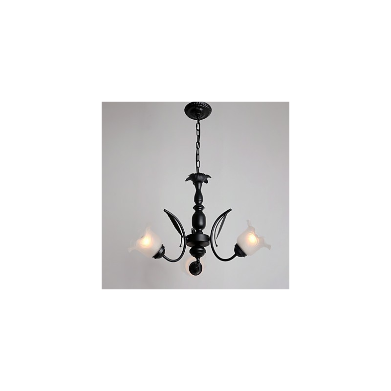 Lustre de metal com pintura clássica tradicional