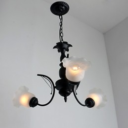Lustre de metal com pintura clássica tradicional