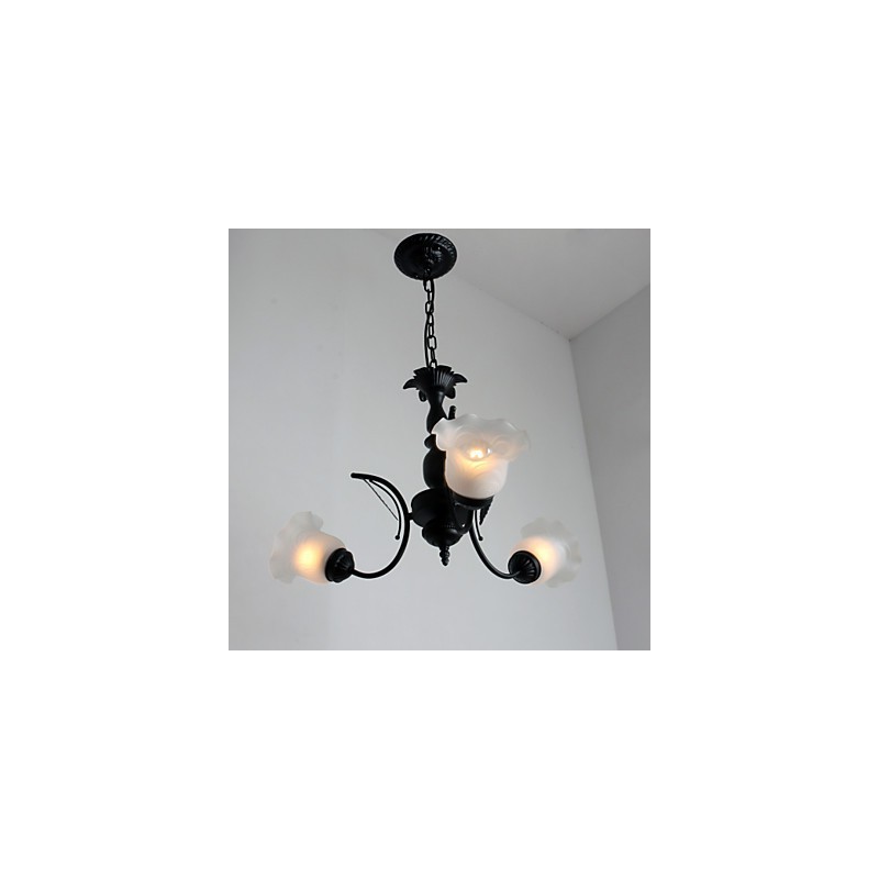 Lustre de metal com pintura clássica tradicional