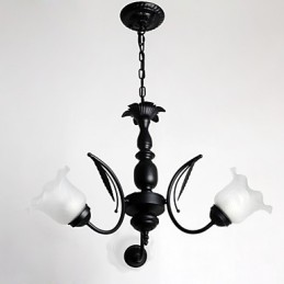 Lustre de metal com pintura clássica tradicional