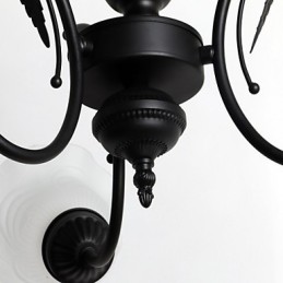 Lustre de metal com pintura clássica tradicional