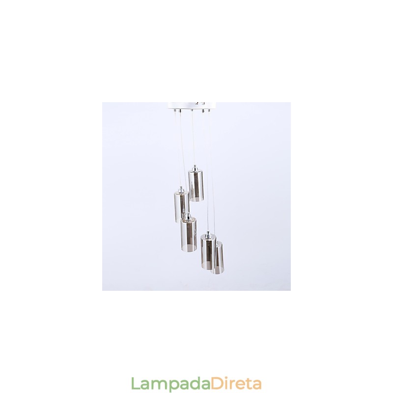 Luminária de vidro transparente Simples Moderna Criativa