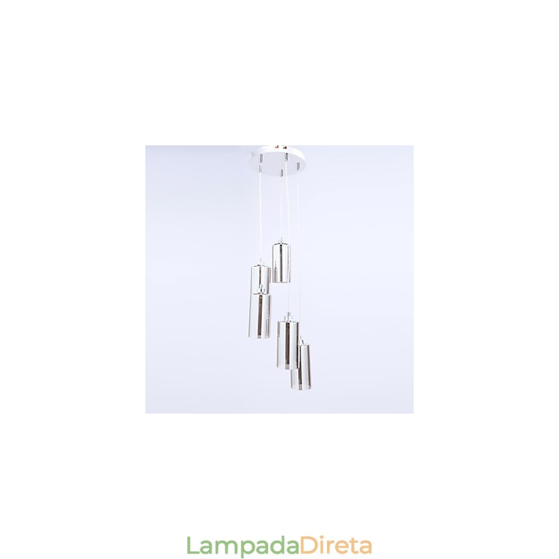 Luminária de vidro transparente Simples Moderna Criativa