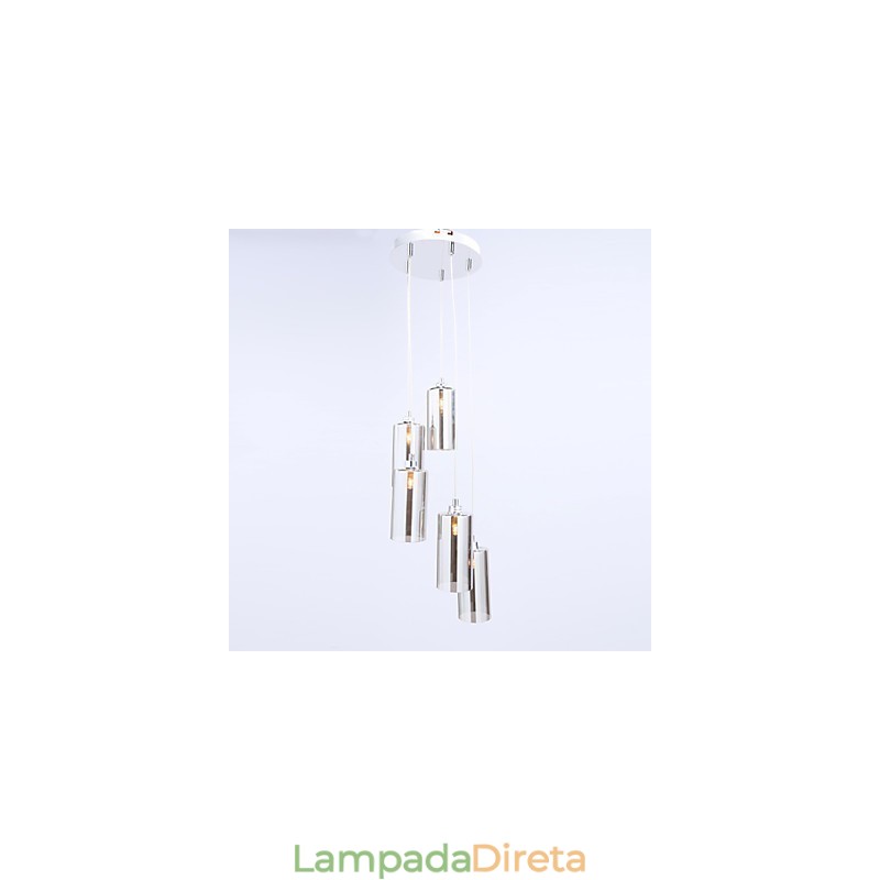 Luminária de vidro transparente Simples Moderna Criativa