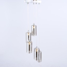 Luminária de vidro transparente Simples Moderna Criativa