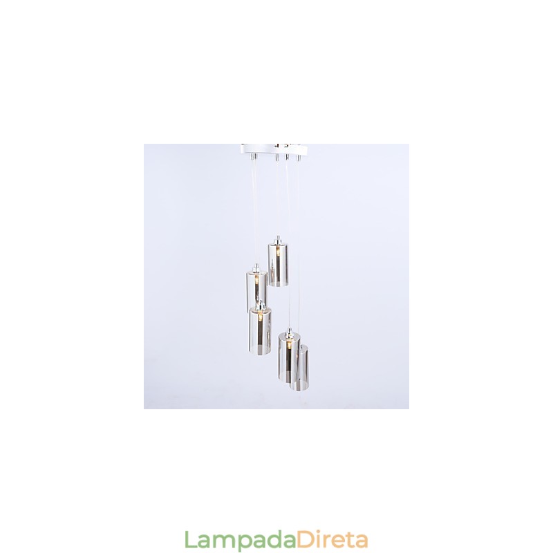 Luminária de vidro transparente Simples Moderna Criativa