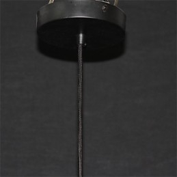 Lustre de ferro estilo gaiola retrô americano