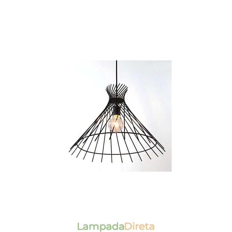 Lustre Pendente Mini Estilo Rústico Lodge Retro Garagem Metal