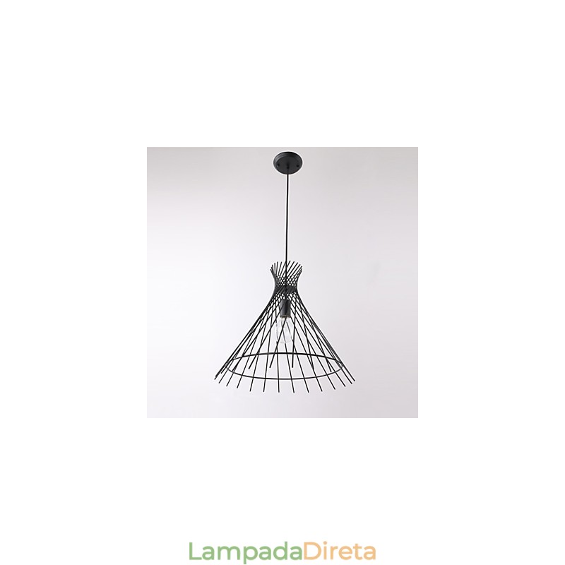 Lustre Pendente Mini Estilo Rústico Lodge Retro Garagem Metal