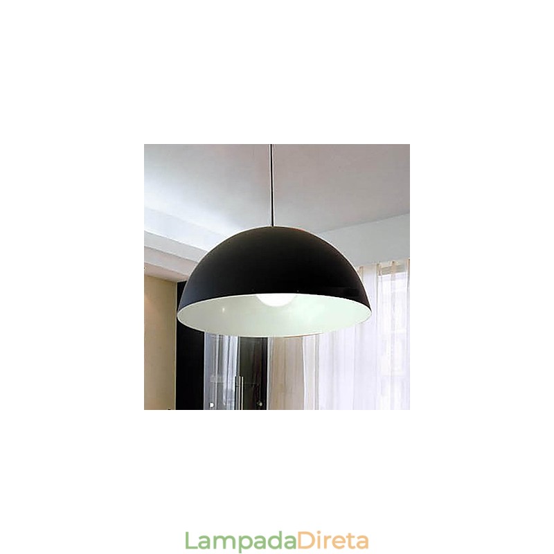 Luminária pendente de metal contemporânea moderna