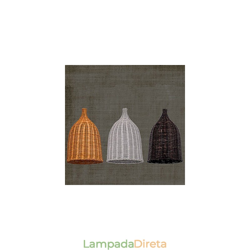 Lustre de vime Lustre Lustre Criativo Retro Lâmpada de vime