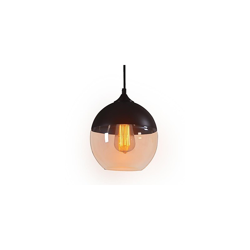 WestMenLights Modern Vintage Glass Ceiling Pendant Light 200mm de diâmetro